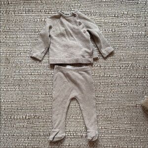 Cozmo Cozy Beige Baby Outfit Set